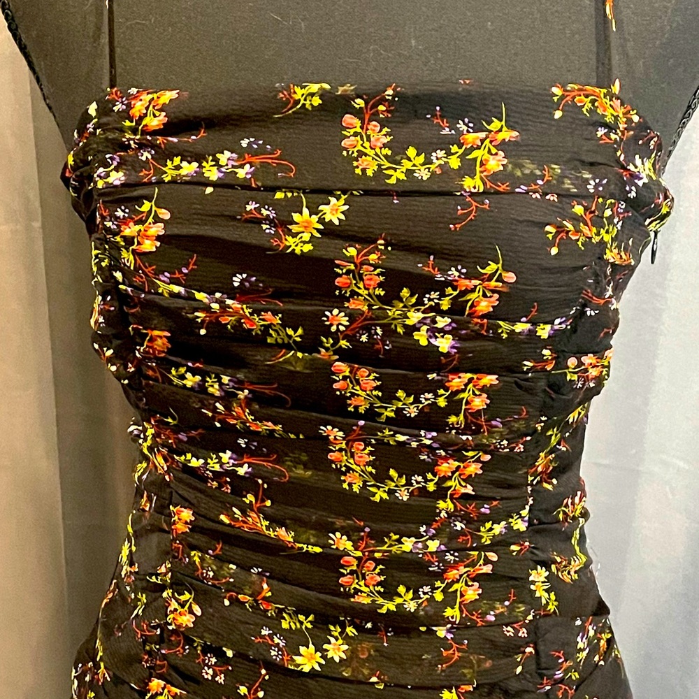 Vintage Y2K Betsey Johnson Ruched Dress - Picture 3 of 5
